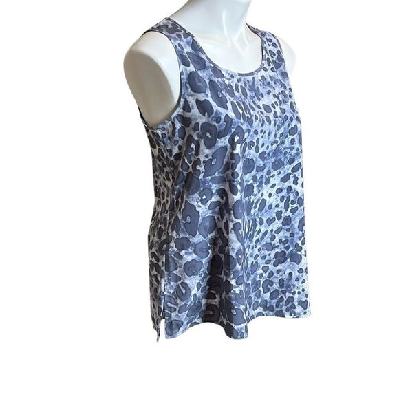 Chico’s NWT blue leopard print tank top size 0 (small) - Picture 5 of 15